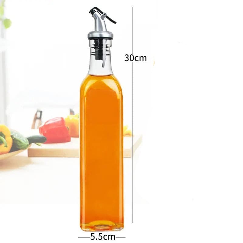 500ml Oil Glass Bottle, Creative Oil Dispenser, Kitchen Cooking Seasoning Bottle, Cooking Oil Tank Bottle 500ml Oil Glass Bottle, Creative Oil Dispenser, Kitchen Cooking Seasoning Bottle, Cooking Oil Tank Bottle
